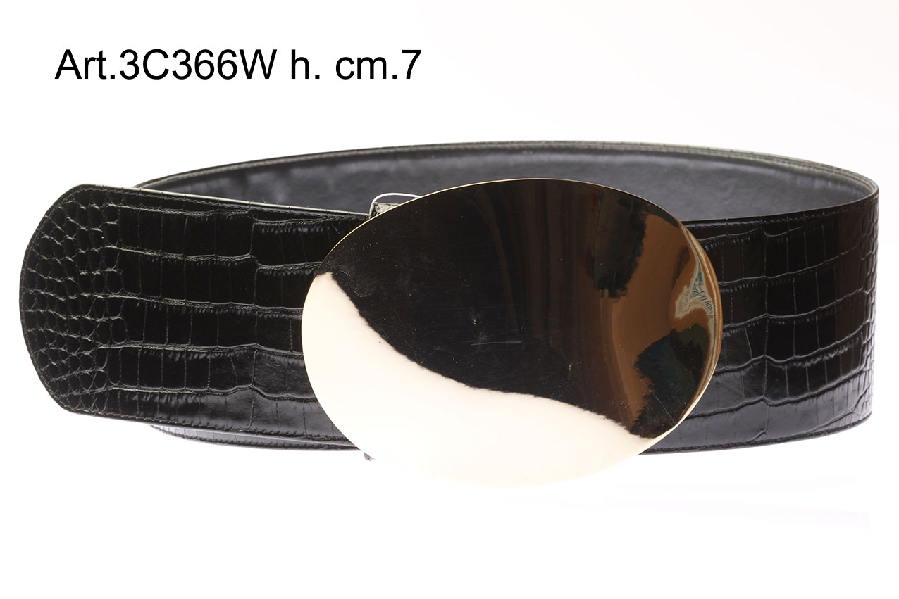 Cintura in Pelle con Fibbia Art.3C366W-image